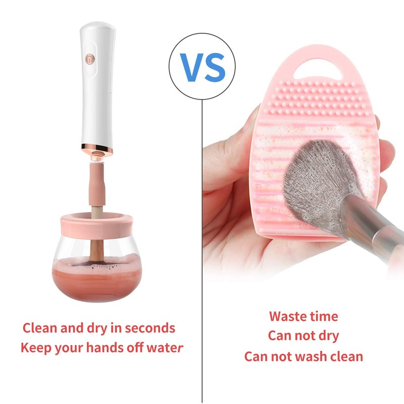 Senbowe Upgraded Makeup Brush Cleaner and Dryer Machine, Electric Cosmetic