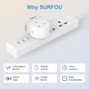 SURFOU Smart Plug WiFi Socket with Energy Monitoring, Timer &