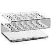 Tuuters 24-Hole Test Tube Holder Acrylic Clear (Diameter 20.5 mm)