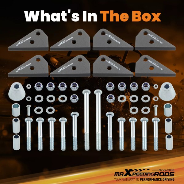 MaXpeedingrods Full Lift Kit 3" Bracket for Polaris Ranger 700