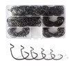 Dingbear 190PCS Bass Salmon Fish Hook Fishing Hooks