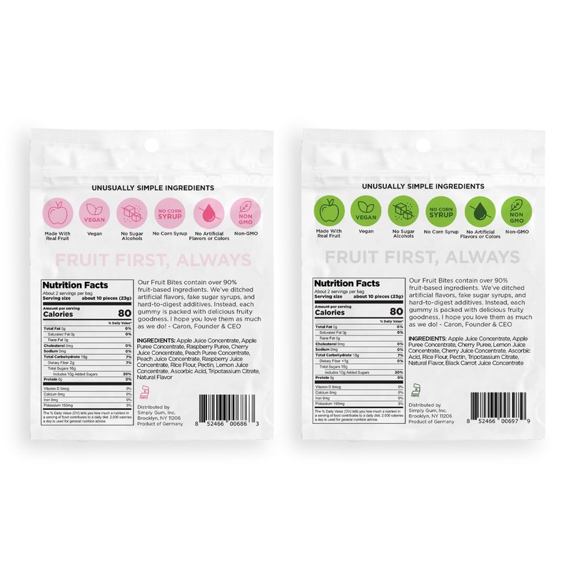SIMPLY Really Real Gummies | Made with Real Fruit |