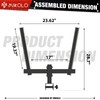 Mikolo 3"x3" Power Cage: 2000lbs Multi-Function Power Rack for Home