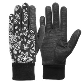Winter Golf Gloves Men Left Hand Right with Warm Grip Performance 1 Pair, Cold Weather Windproof Waterproof Size Small Medium ML Large XL (Flower, Large)