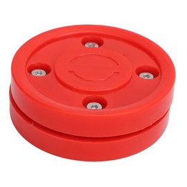 Roller Hockey Puck Professional Versatile Sturdy Excellent Control Training Hockey Puck Ball for Indoor Outdoor Red
