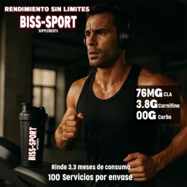 Suplemento Cla + Carnitina Biss-sport 1kg En Polvo 100servis