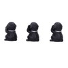 Nemesis Now Three Wise Labradors, Black, 8.5cm,B5881V2