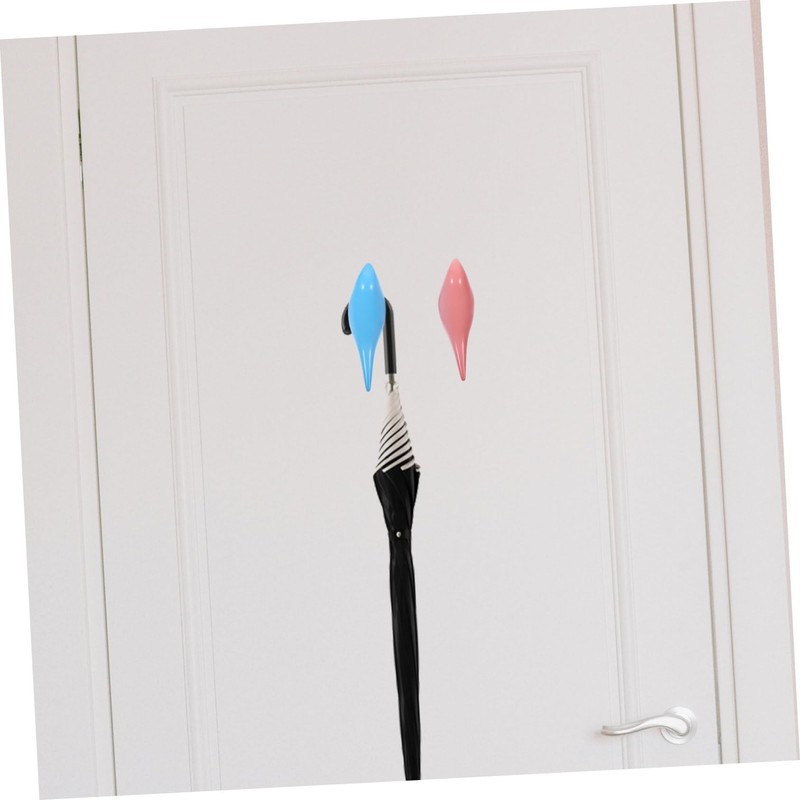 Mobestech 2pcs Resin Bird Coat Hook Decorative Wall Hanger for