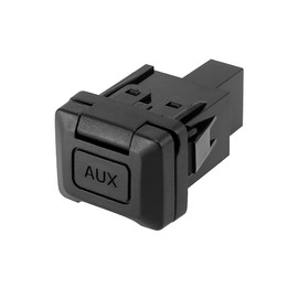 X AUTOHAUX 39112-SNA-A01 Car Socket Audio Aux Stereo Adaptor Input Socket Port Connection Replacement for Honda Civic 2006-2011
