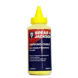 Spear & Jackson Marking Chalk, Yellow - 8OZ