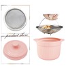 MaoYaMao Ceramic Bacon Grease Container with Strainer,Grease Container for Kitchen