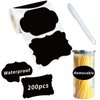 Starboling Chalkboard Labels,200 Pcs 3x2inch Irregular Labels Chalk Stickers with