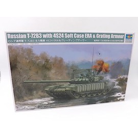Trumpeter 09610 1/35 Russian Federation Army T-72B3 Main Tanks 4S24 ERA & Grating Armor Plastic Model