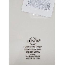 Lenox Fine Bone China SPRING VISTA Dinner Plate BRAND NEW Never Used