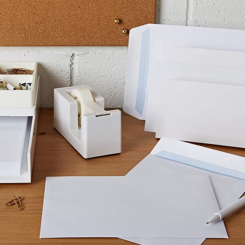 Evour, A4 / C4 Self Seal White Pocket Envelopes, Letter