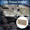 HEROFFIX Car Tissue Holder Car Tissue Box Organizer Carbon Fiber