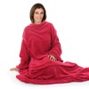Autumn Faith Snuggle Blanket With Sleeves Wrap Around - Red