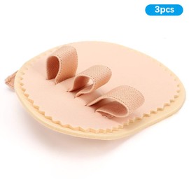 Simlug Corrector de férula de Ajuste para Dedos, Separador de Dedos en Martillo Torcido, Postura Mejorada para Alinear los pies, piernas arqueadas, Dolor de Rodilla,(3 Holes Right)