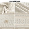 Artoid Mode Beige 3D Geometric Design Jacquard Hand Towels for