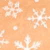 Watermarked Snowflakes White on Kraft Christmas Tissue suttons Printed Patterned