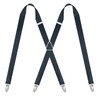 QCWQMYL Suspenders, Women's, Men's, X-Shaped, 4 Clips, 1.0 inches (25