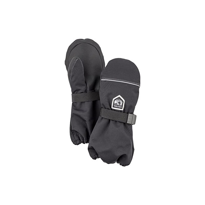 Havaiana Hestra Children's Wool Terry Mitt, Black, XXS
