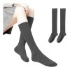 2 Pares Medietas Mallas Medias Largas Dama Lisas Casual