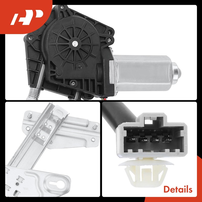 A-Premium Electric Power Window Regulator with Motor Compatible with Acura