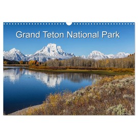 Grand Teton National Park (Wandkalender 2026 DIN A3 quer), CALVENDO Monatskalender
