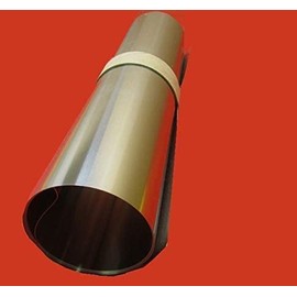 18-8 Stainless Steel Sheet .008" Thickness x 12" Width x 50" Length 1 Pc