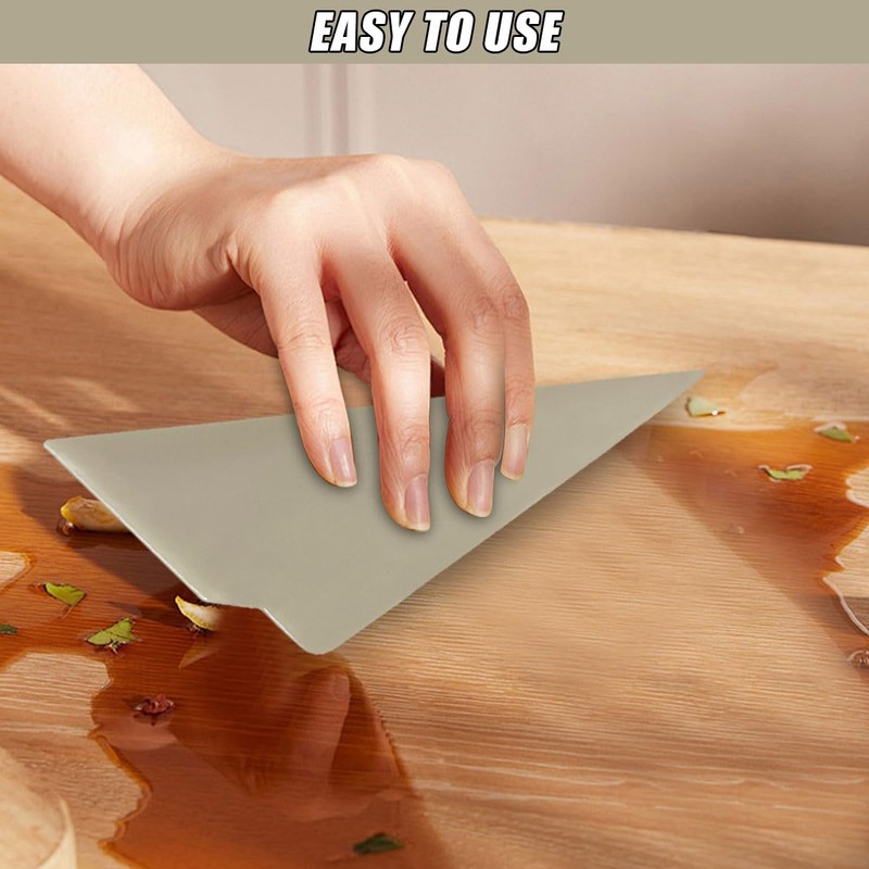 DUSCOKE 2PCS Triangle Contour Squeegee Car Window Tint Tools- Flexible