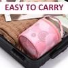 CYNOSURETECH 2-Piece Knitting Tool Storage Bag, Portable Storage Bag, Travel
