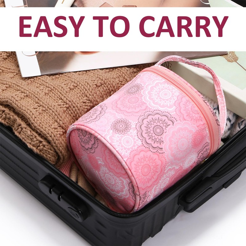 CYNOSURETECH 2-Piece Knitting Tool Storage Bag, Portable Storage Bag, Travel