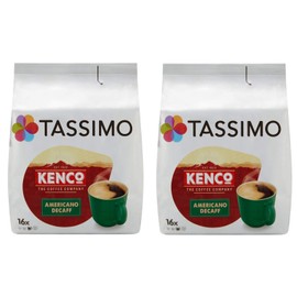 Tassimo T Discs Kenco Americano Decaf (2 Pack, 32 T Discs/pods), 32 Servings
