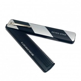 Chilsung Portable Folding Men's Hair Comb (007-5) Hair Brush 4ea