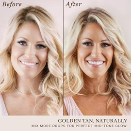 Beauty by Earth Self Tanning Drops - Face Self Tanner Drops Medium Color - Bronzer Drops - Self Tanner for Face - Self Tanner Face Tanner - Face Tanni