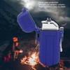 Outdoor Double Arc Electric Lighter Portable Waterproof Flashlight Lighter Charging
