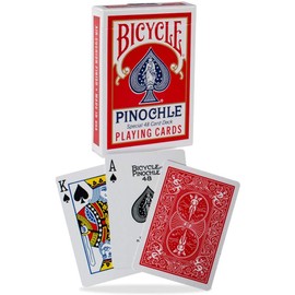 Bicycle Pinochle Playing Cards (Colors May Vary)