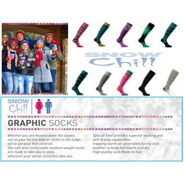 Eurosocks Women's Fair Isle Skiing Socks, Taupe, Large