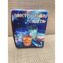 Inductive Colorful LED Wine 6oz Cup Flash light Glass Bar Party Beverage Cup