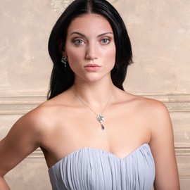 namana Blue Dragonfly Necklace for Women. 925 Sterling Silver Necklace for Women with Enamel and Cubic Zirconia Gemstones. Colourful Sterling Silver Necklace with Gift Box, enamel, Cubic Zirconia