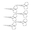 Ipetboom 3sets Facial Scissors Portable Small Eyebrow Hair Scissors Set