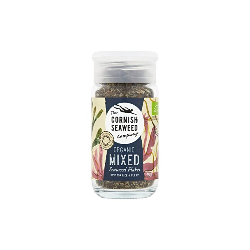 The Cornish Seaweed Company Organic Mixed Seaweed Flakes 40g