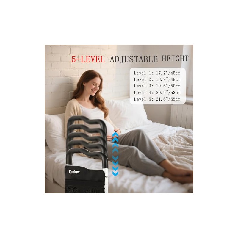 Cupluw Bed Rails for Elderly Adults Safety, Upgraded Extra Wide
