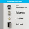 SUZEYAR 10 pcs Miniature Led Lights,Tiny Lights for Hand Craft/DIY,Miniature