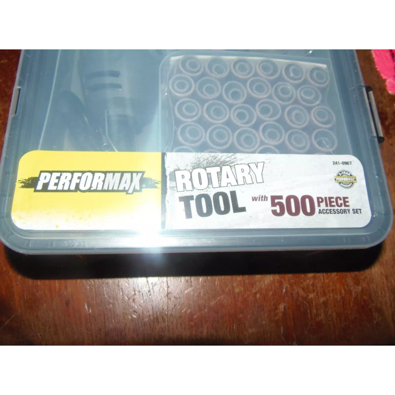 PERFORMAX ROTARY TOOL WITH 500 PIECE ACCESSORY SET(2-PO-135)