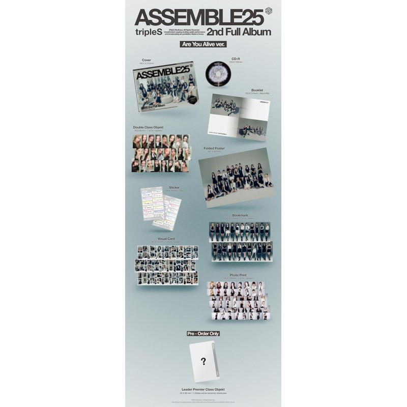 tripleS ASSEMBLE25 2nd Album with Tracking Sealed TPS (Standard Are