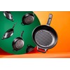 Lodge BOLD 10 Inch Seasoned Cast Iron Grill Pan; Design-Forward