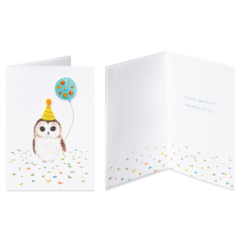 Papyrus Boxed Birthday Card Assortment, Bright Birthday (4-Count)