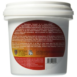 MEECO'S RED DEVIL 610 Refractory Cement - Indoor Use Only
